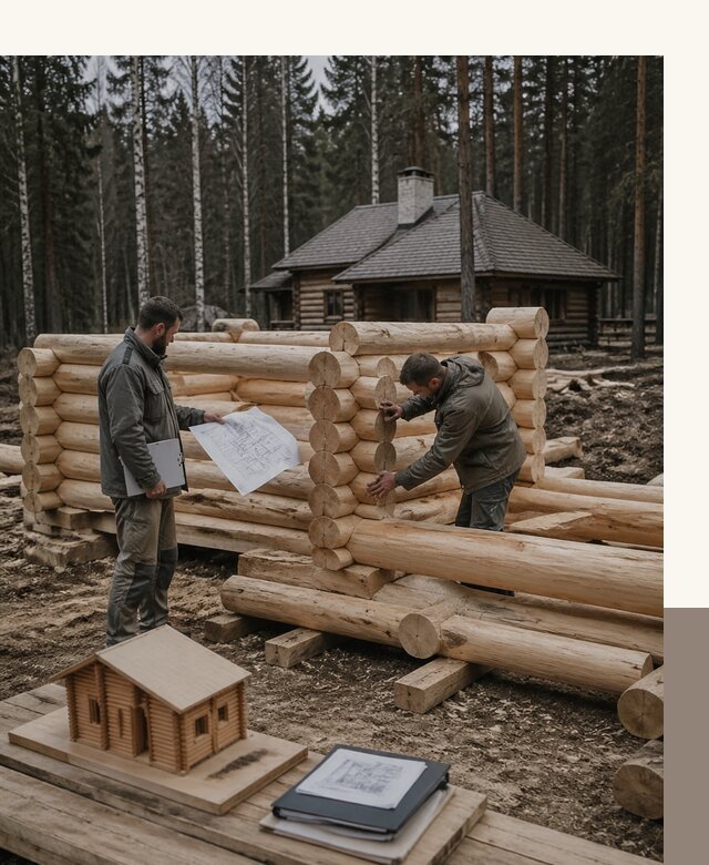 Проектирование и строительство домов из бревна в Сорочинске